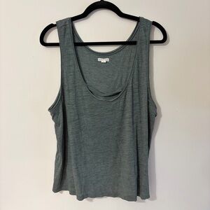 Women's Gray Sleeveless Top